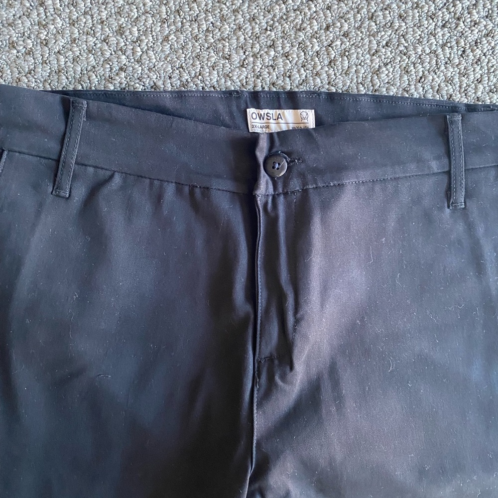 Men's Black Chinos